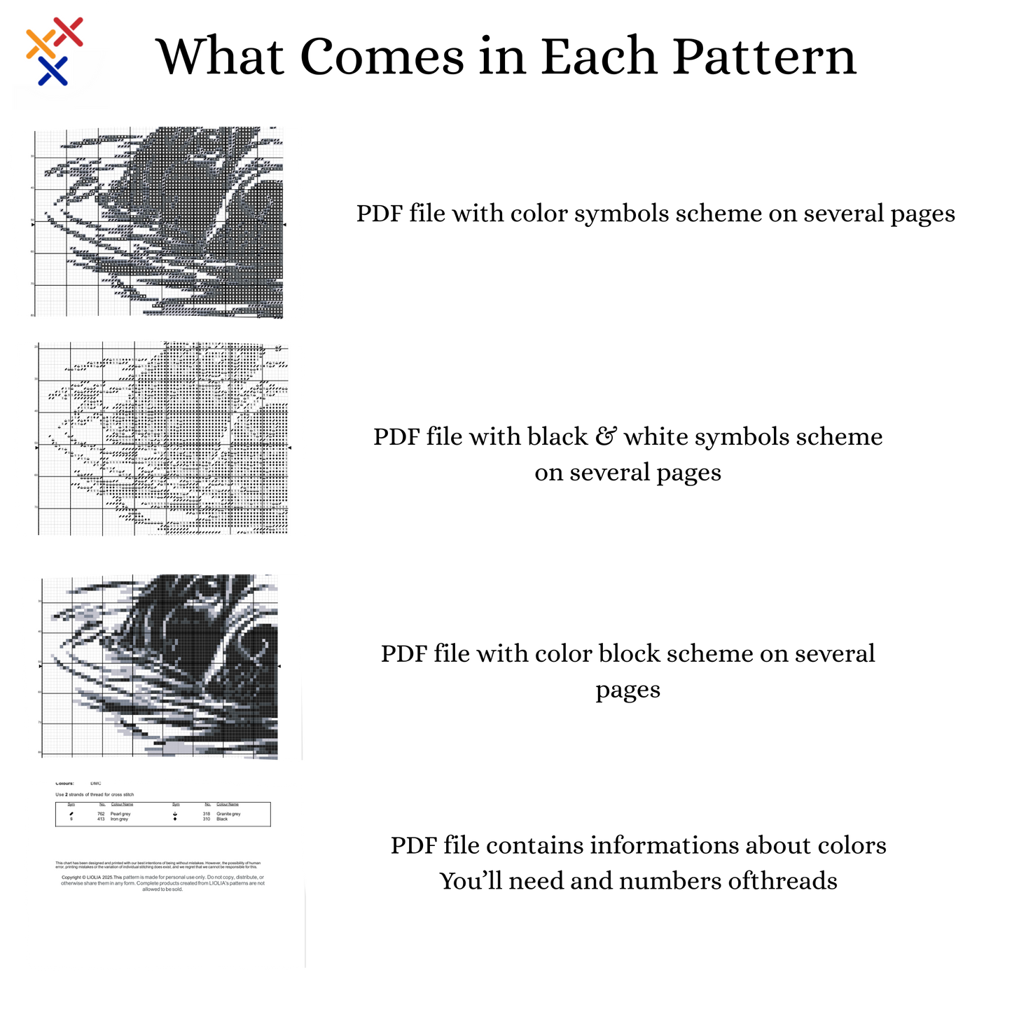 Swimming Dog Counted Cross-Stitch Pattern, Dog Cross Stitch Pattern, Monochrome Cross Stitch, Instant PDF Download
