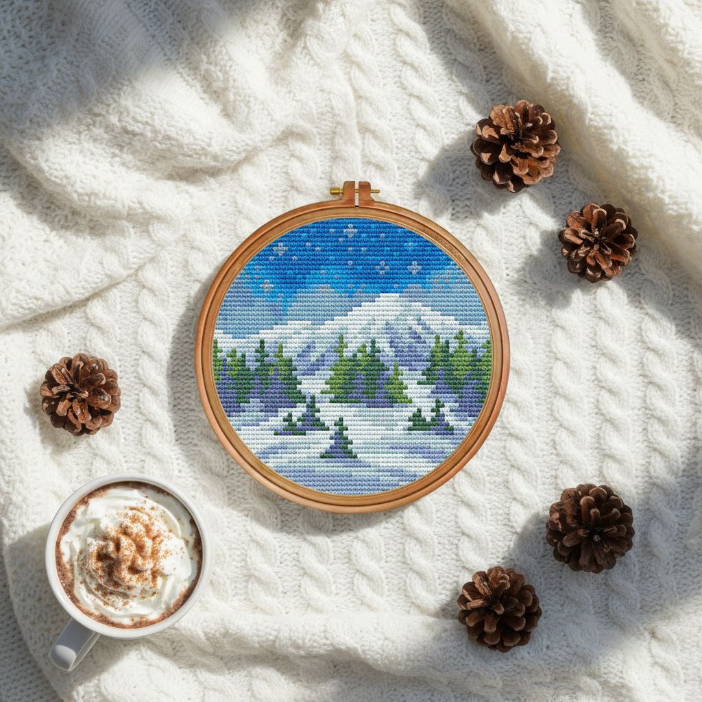 Mountain Frost — Cross Stitch Pattern
