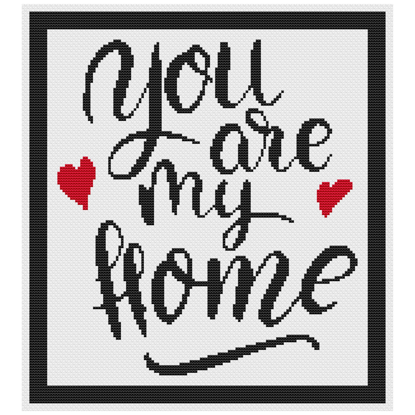 Quotes and signs cross stitch pattern | Love cross stitch embroidery | Inspirational cross stitch quote