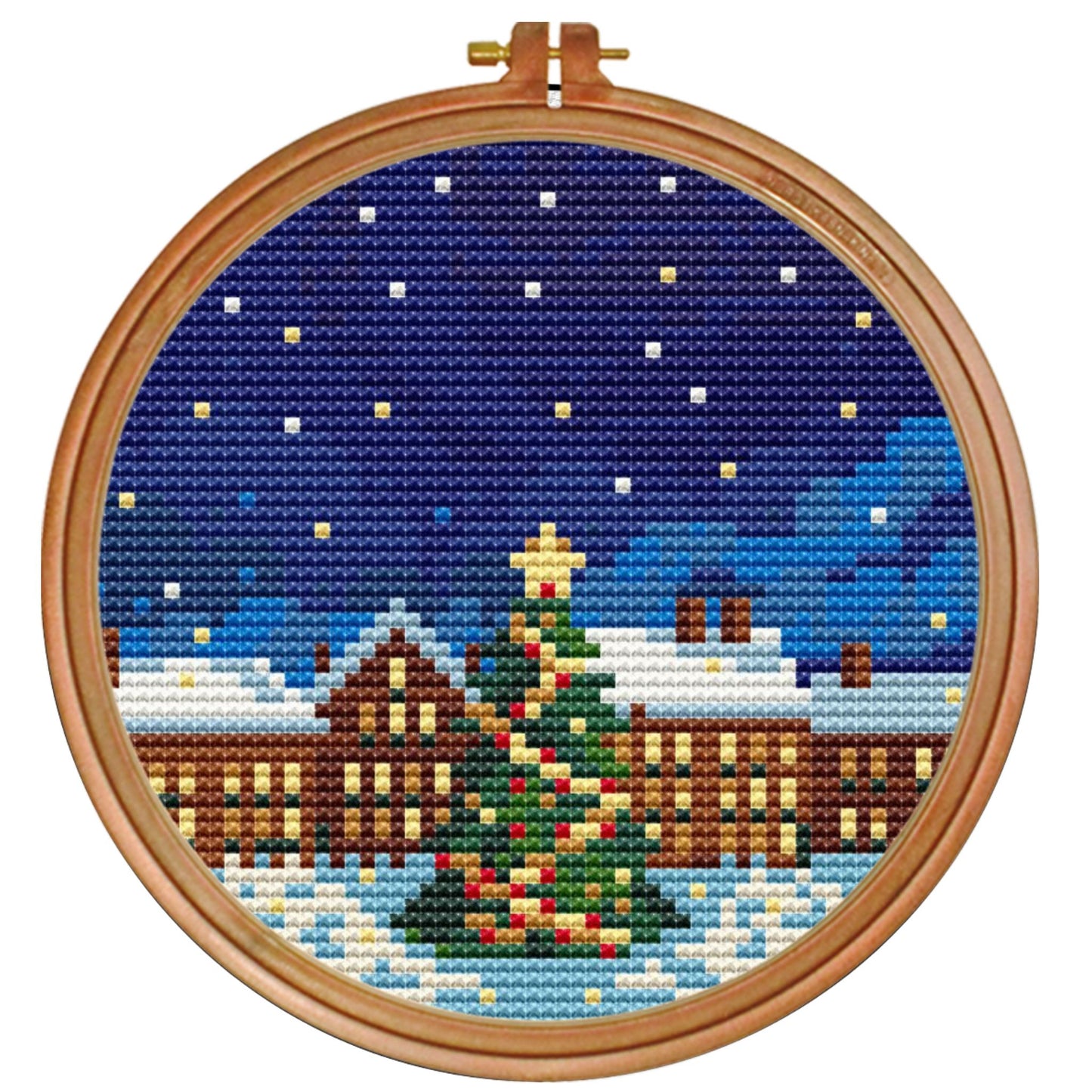 Christmas City — Cross Stitch Pattern PDF