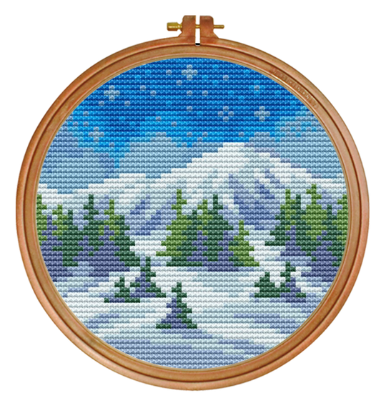 Mountain Frost — Cross Stitch Pattern
