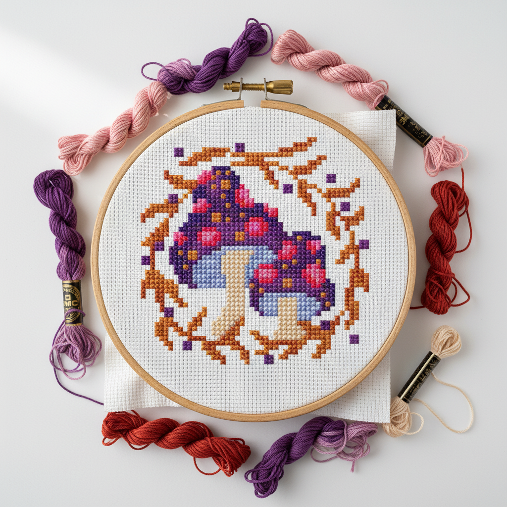 Forest Magic Cross Stitch Pattern 🍄