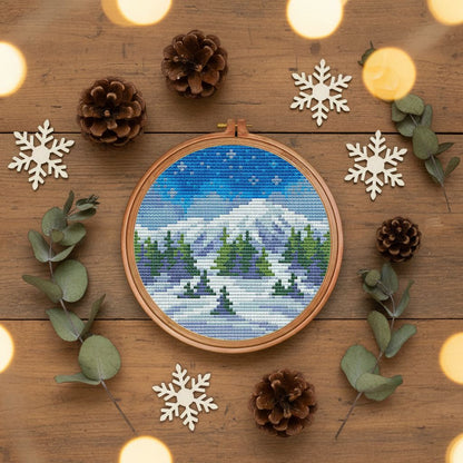 Mountain Frost — Cross Stitch Pattern