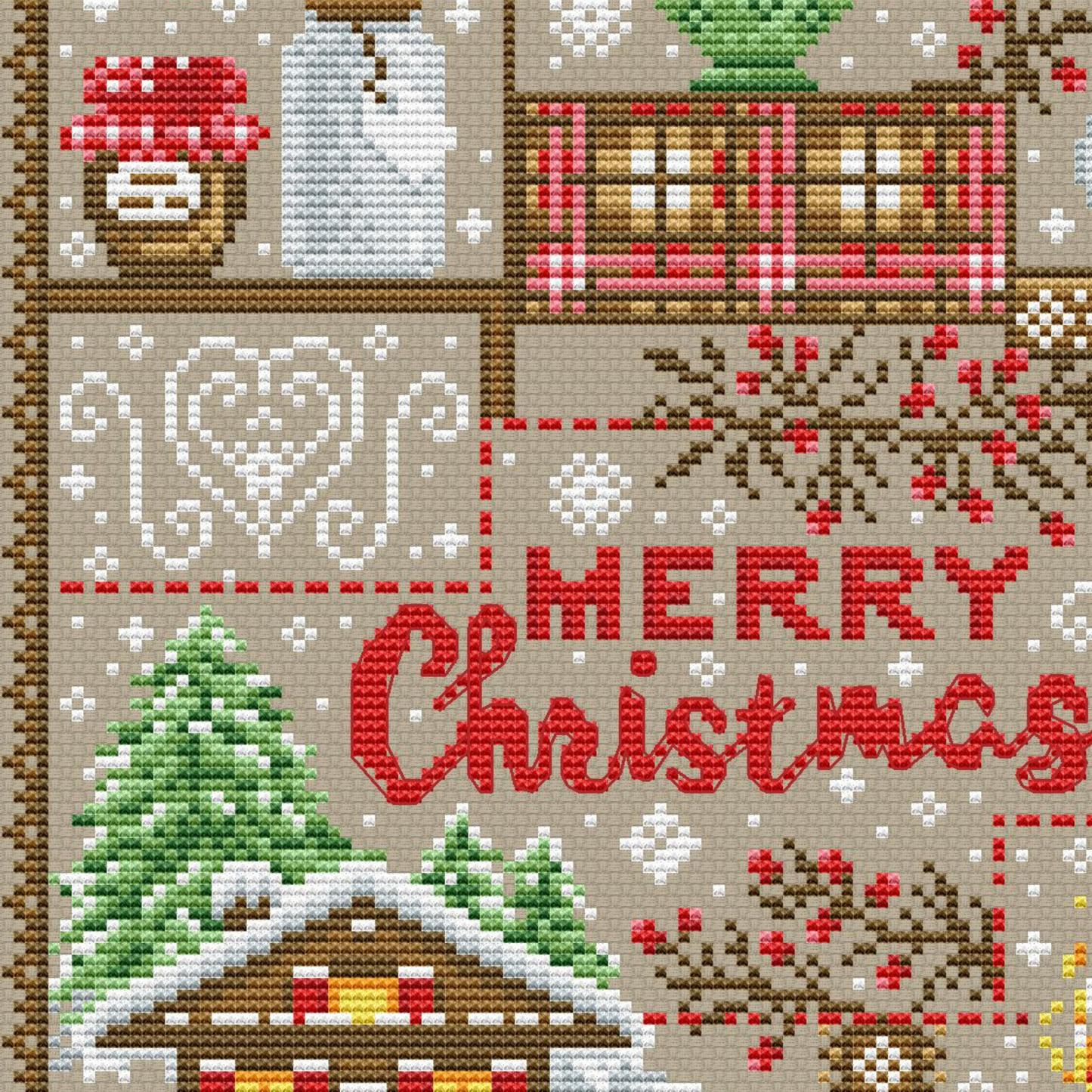 Merry Christmas cross stitch sampler, Winter primitive sampler, Christmas cross stitch, Christmas Sampler Cross Stitch Pattern, X Stitch Chart, Snowman Cross Stitch Embroidery