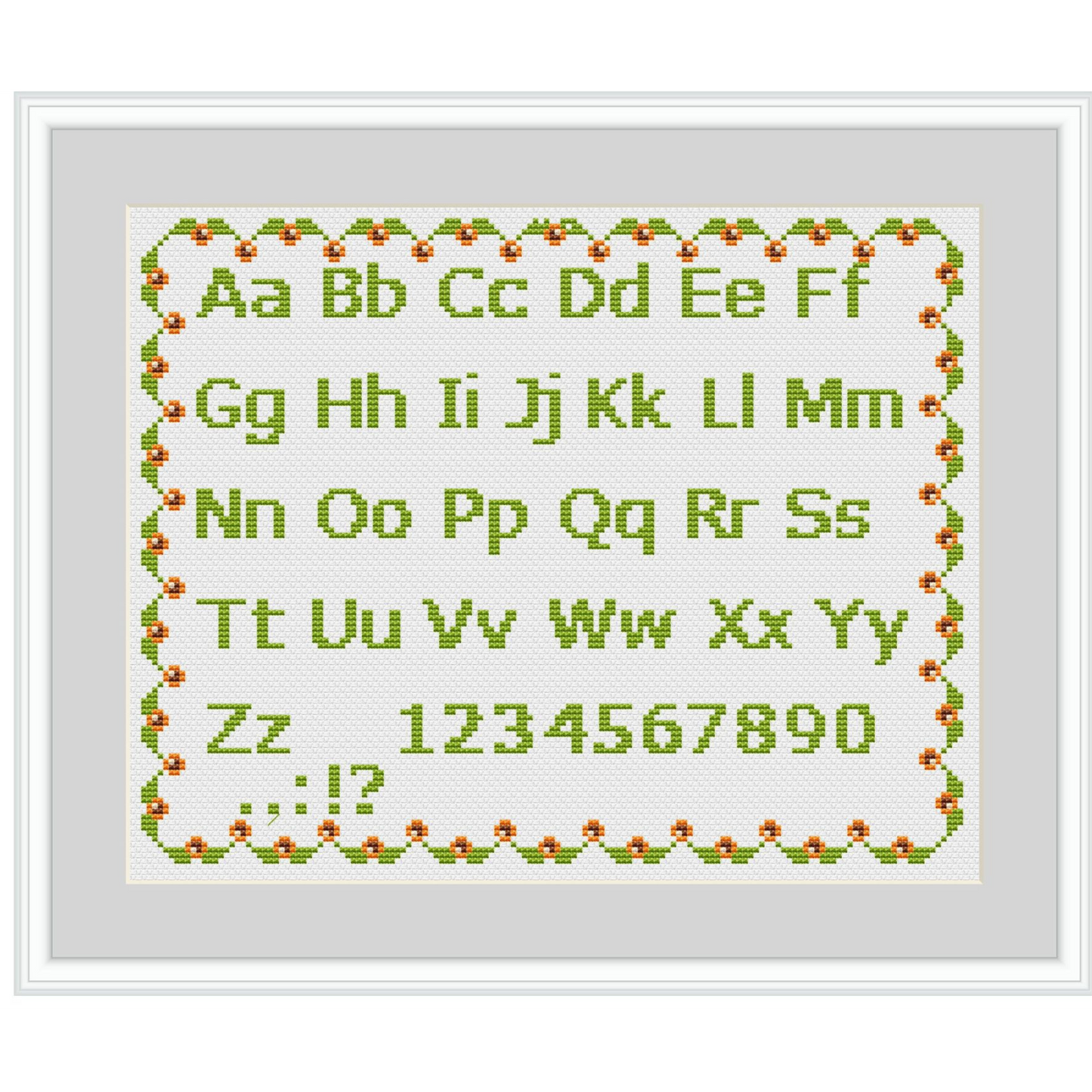 Owl Cross Stitch Pattern PDF - Baby Birth Announcement Sampler - Instant Download