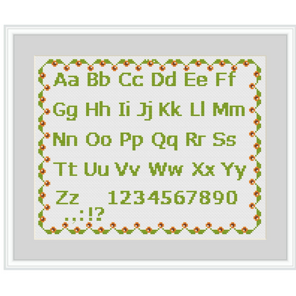Owl Cross Stitch Pattern PDF - Baby Birth Announcement Sampler - Instant Download