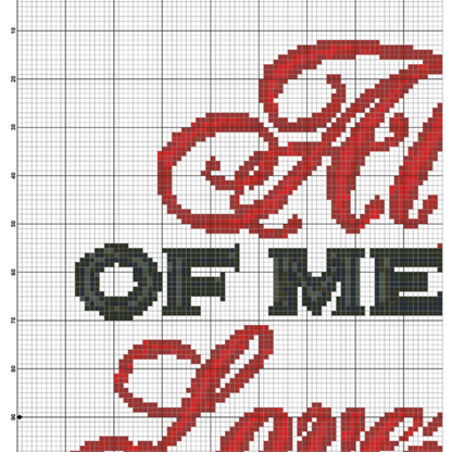 Quotes and signs cross stitch pattern | Love cross stitch embroidery | Inspirational cross stitch quote