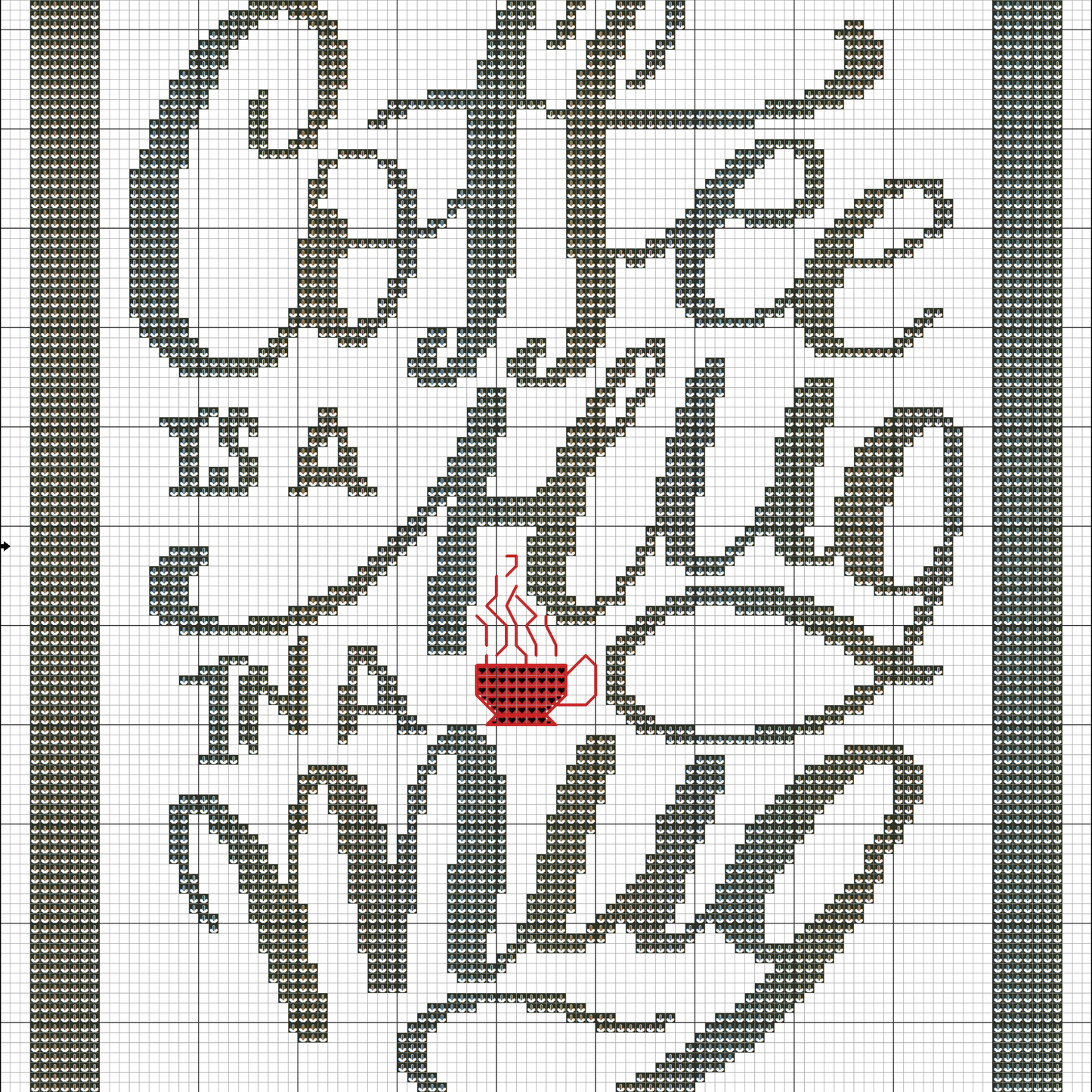 Quotes and signs cross stitch pattern | Love cross stitch embroidery | Inspirational cross stitch quote