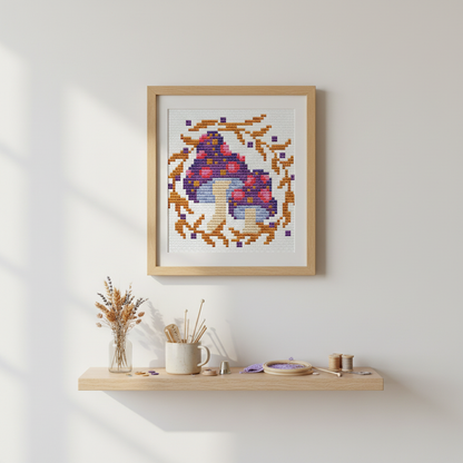 Forest Magic Cross Stitch Pattern 🍄