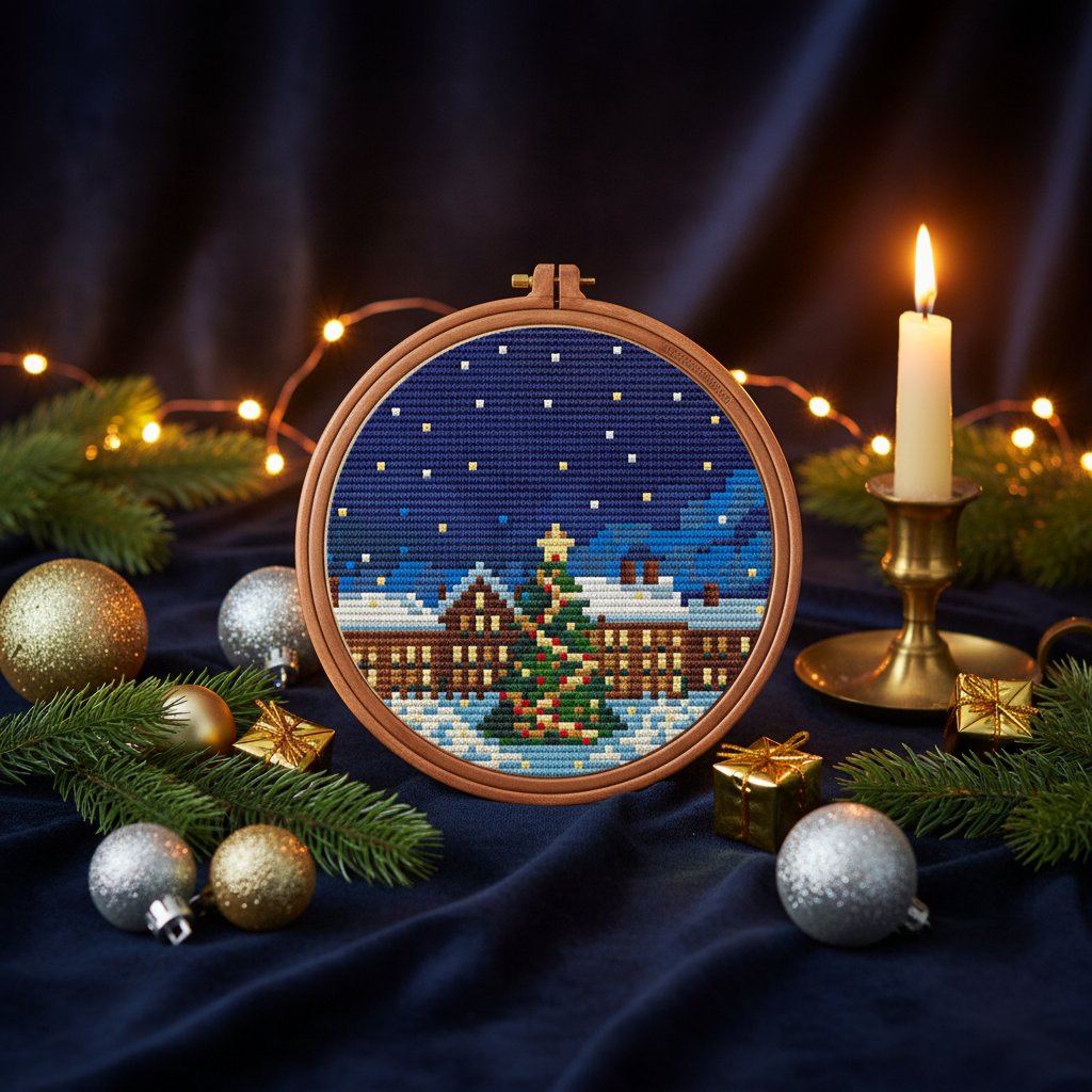 Christmas City — Cross Stitch Pattern PDF