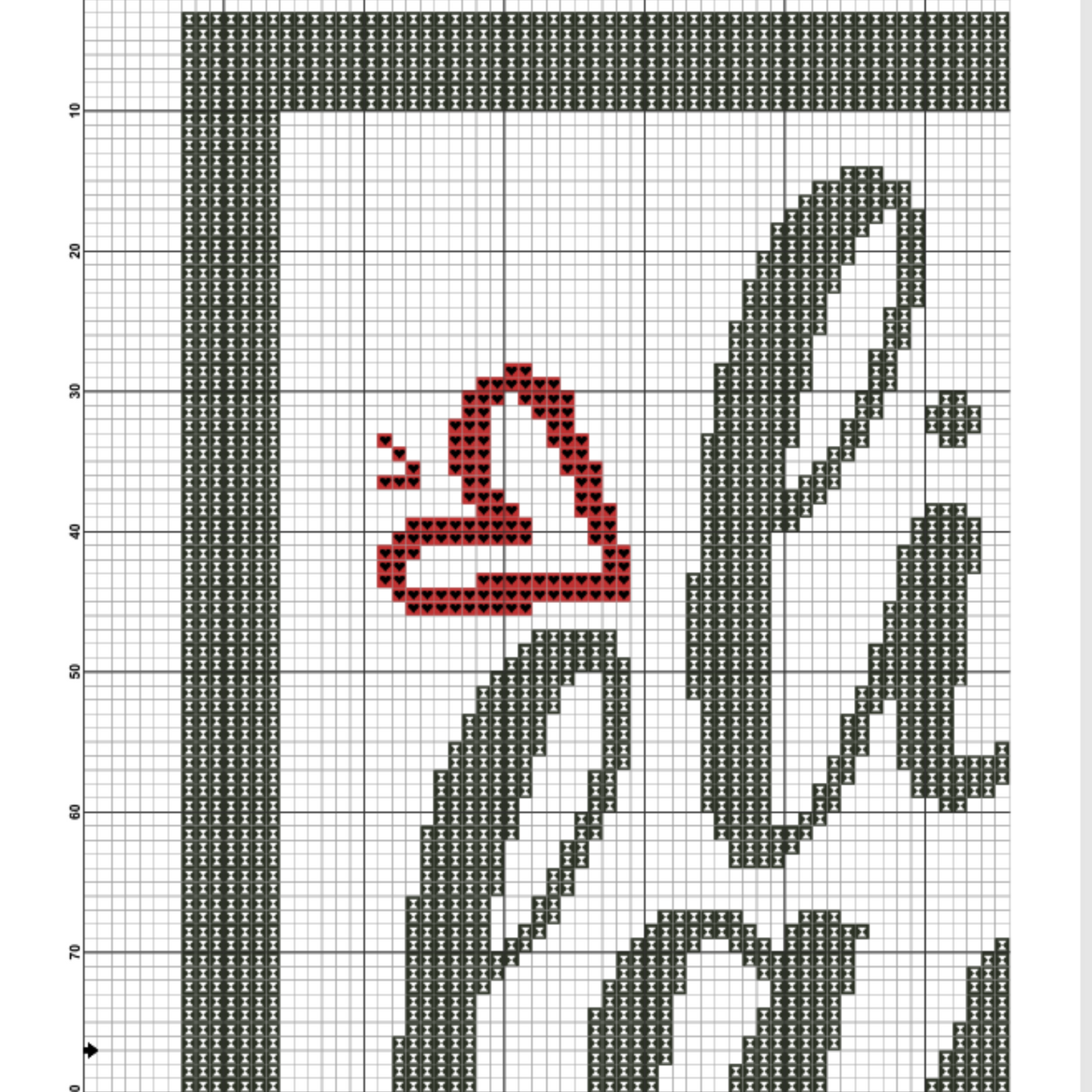 Live Laugh Love cross stitch pattern | Digital PDF Instant Download |Easy Beginner Pattern