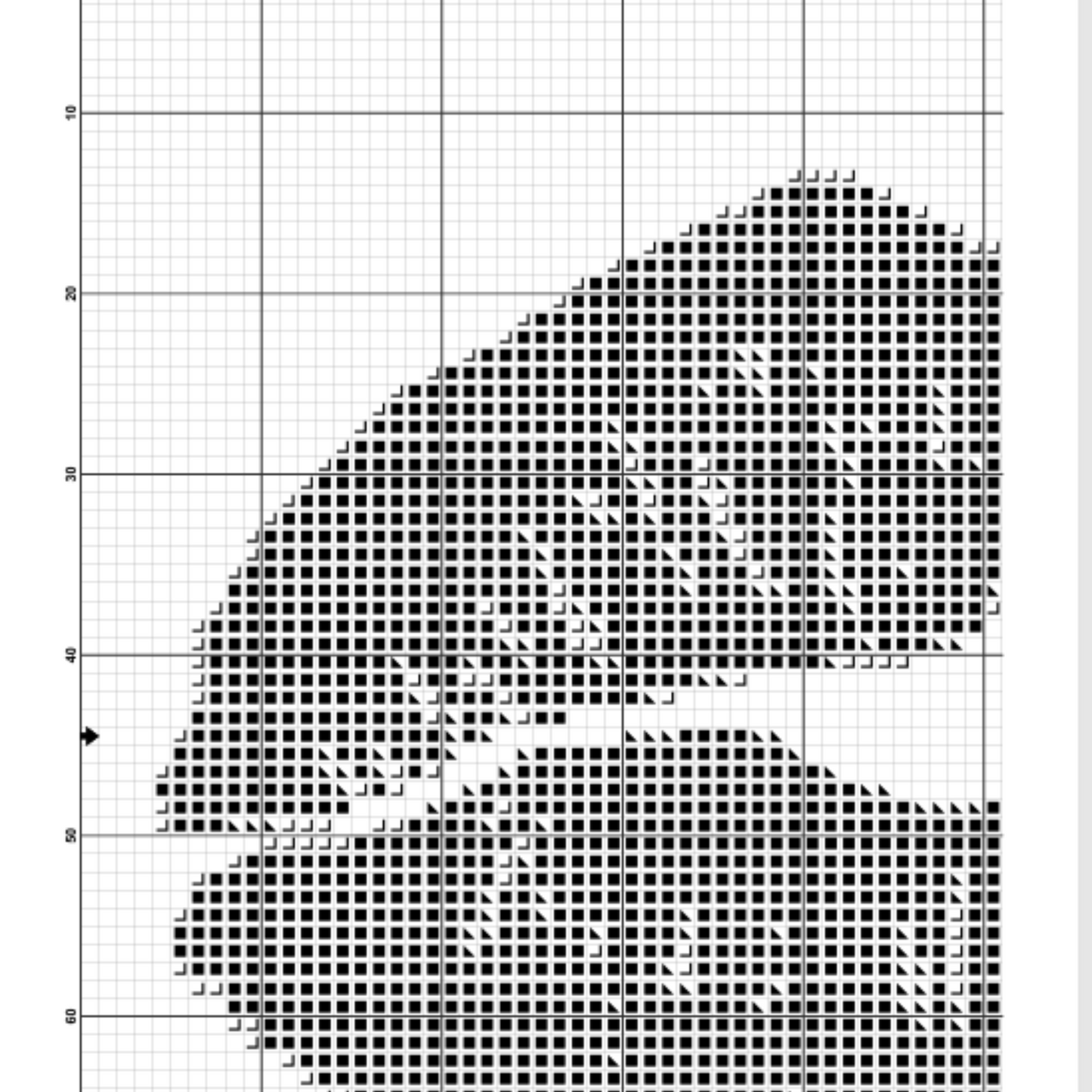 Kiss Cross Stitch Pattern | Monochrome Cross Stitch Pattern |PDF instant download