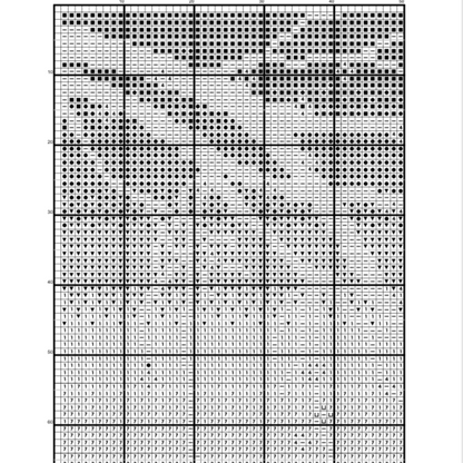 Happy Morning silhouette cross stitch pattern, cross stitch PDF, instant download