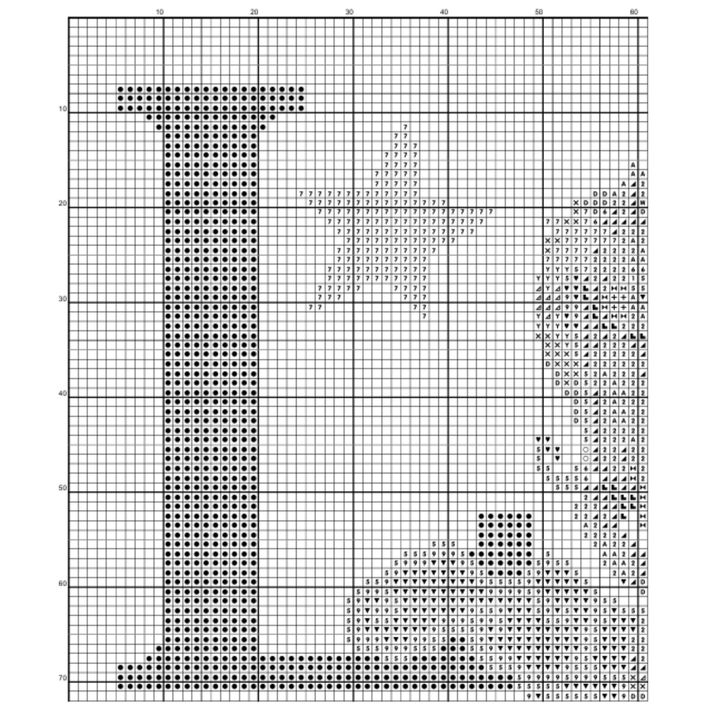 Unicorn Love Cross Stitch Pattern - Instant Download