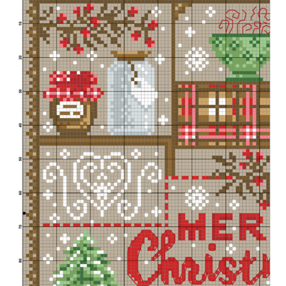 Merry Christmas cross stitch sampler, Winter primitive sampler, Christmas cross stitch, Christmas Sampler Cross Stitch Pattern, X Stitch Chart, Snowman Cross Stitch Embroidery