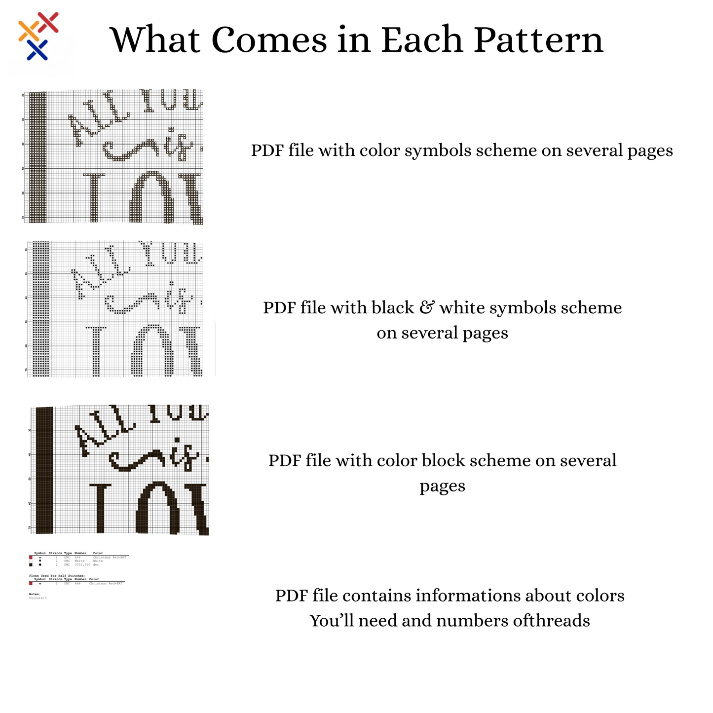 Love Tea Cross Stitch Pattern | PDF Instant Download |Modern Cross Stitch Pattern