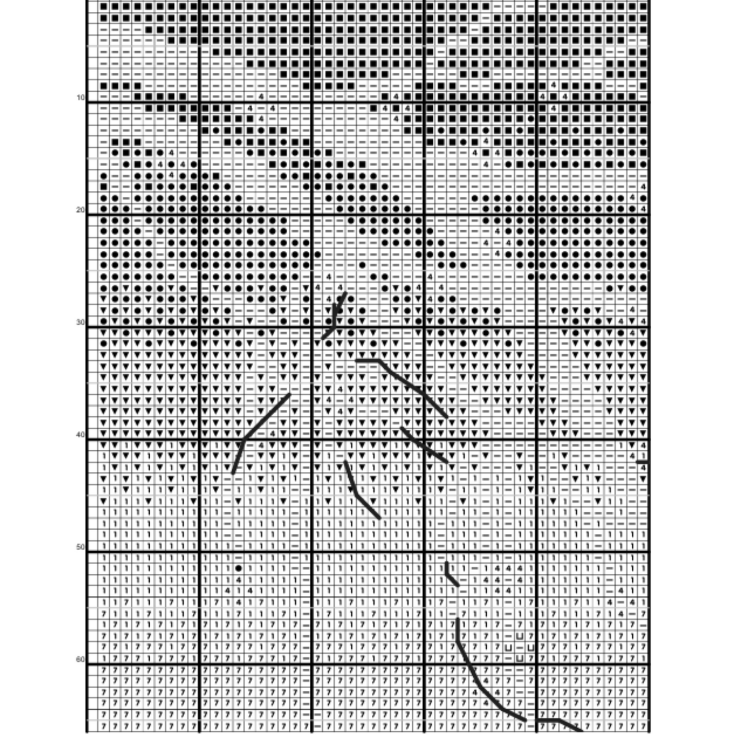 Happy Morning silhouette cross stitch pattern, cross stitch PDF, instant download