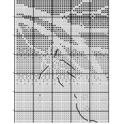 Happy Morning silhouette cross stitch pattern, cross stitch PDF, instant download