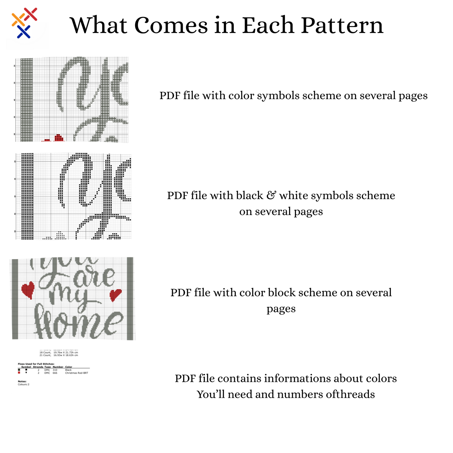 Quotes and signs cross stitch pattern | Love cross stitch embroidery | Inspirational cross stitch quote