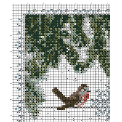 Christmas Sampler Cross Stitch Pattern, X Stitch Chart, Snowman Cross Stitch Embroidery, Winter X Stitch Instant Download PDF
