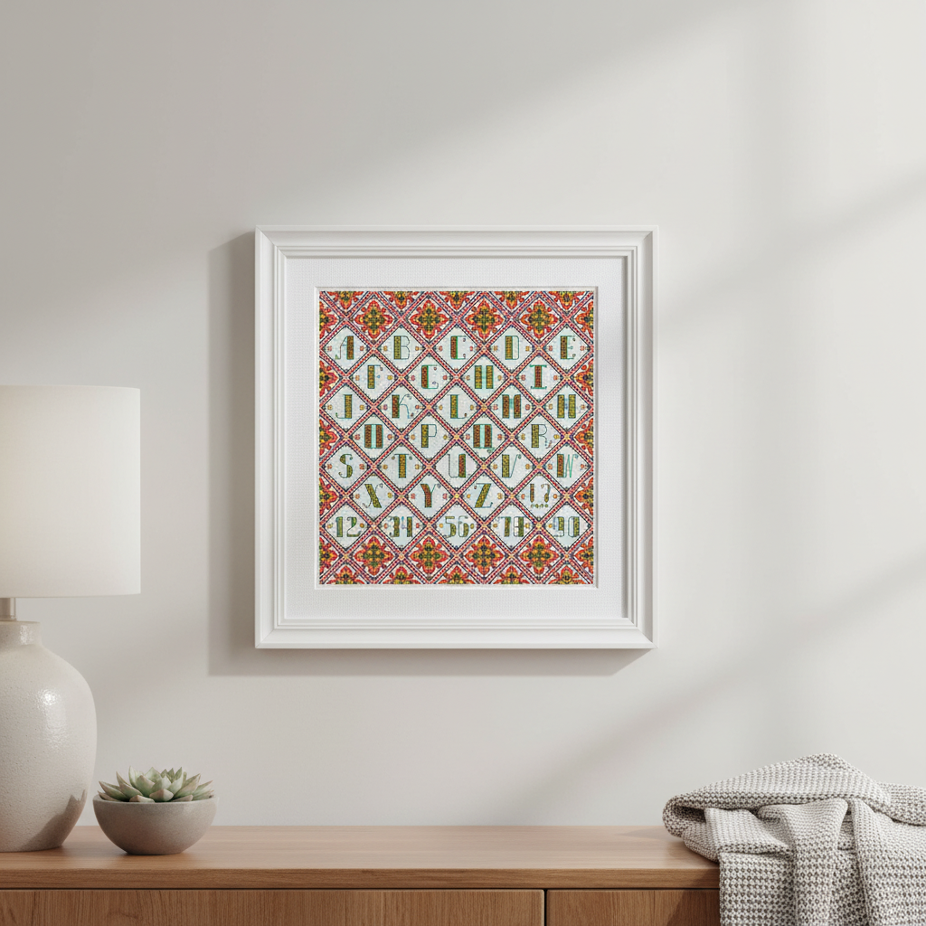 ABC Sampler — Cross Stitch Pattern