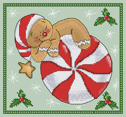Christmas cross stitch pattern | cross stitch Christmas tree ornament Winter Holiday decor| PDF cross stitch | Instant download