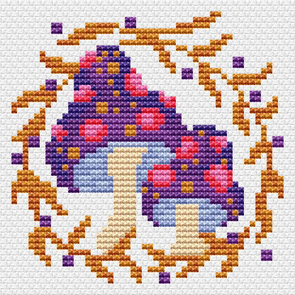 Forest Magic Cross Stitch Pattern 🍄