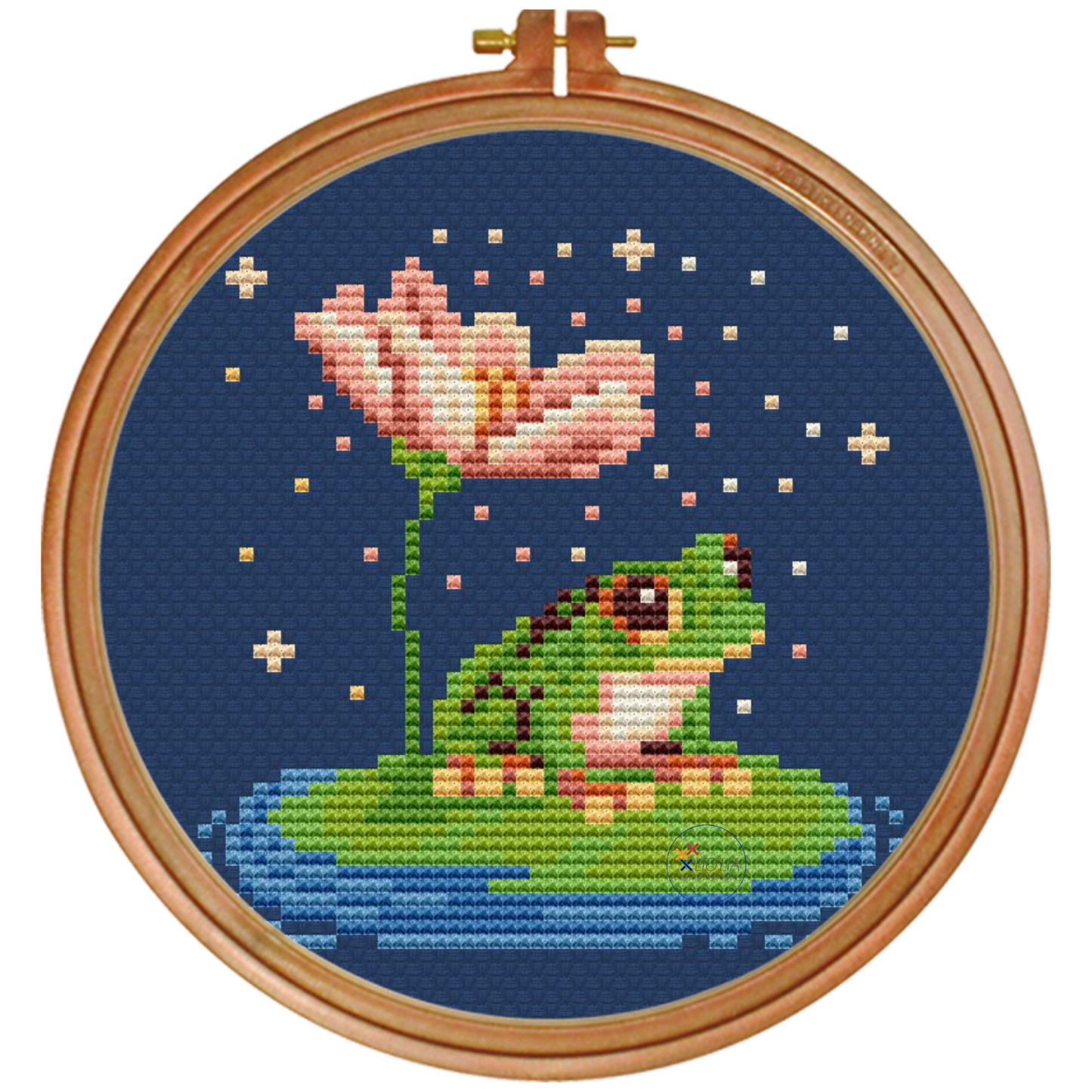 Little Frog — Cross Stitch Pattern