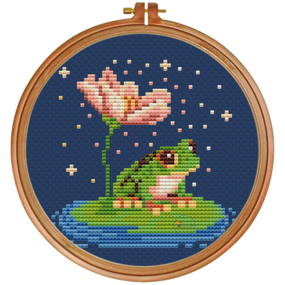 Little Frog — Cross Stitch Pattern