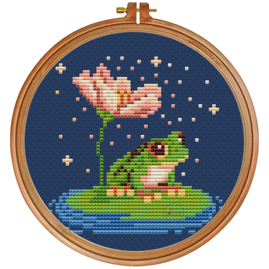 Little Frog — Cross Stitch Pattern
