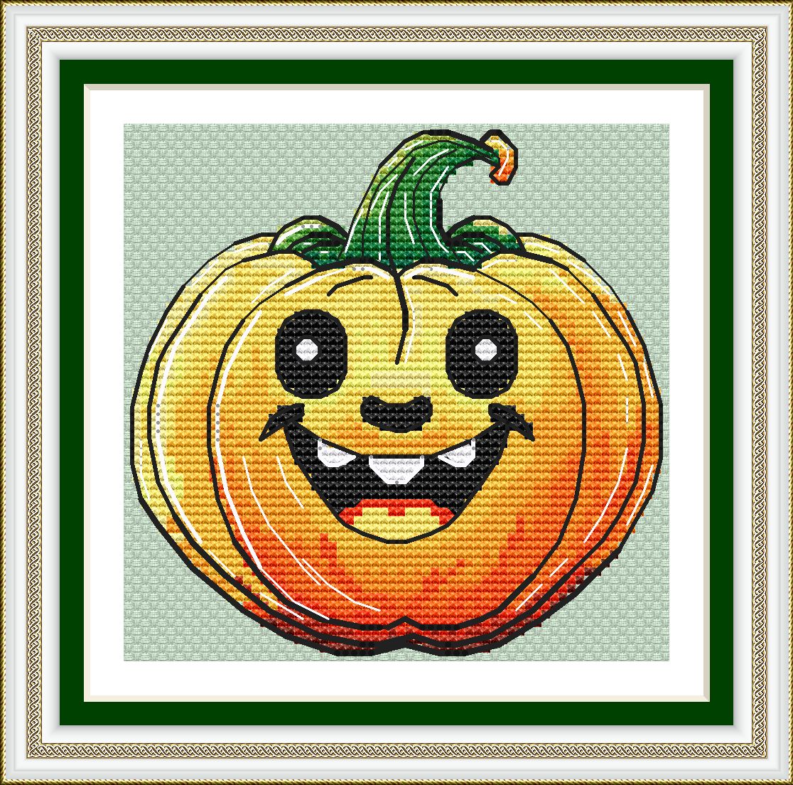 🎃 FREE Halloween Cross-Stitch Pattern! 👻