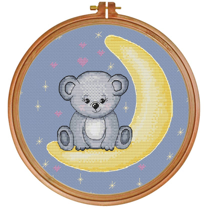 Sweet Dreams Teddy Bear Cross Stitch Pattern