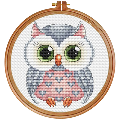 FREE Owl Cross Stitch Pattern PDF | Instant Download