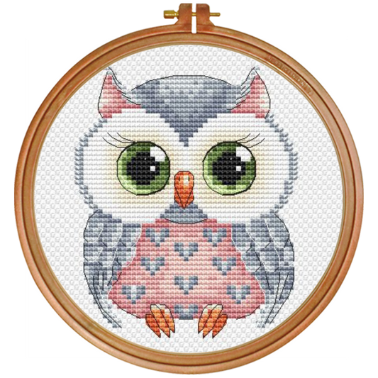 FREE Owl Cross Stitch Pattern PDF | Instant Download