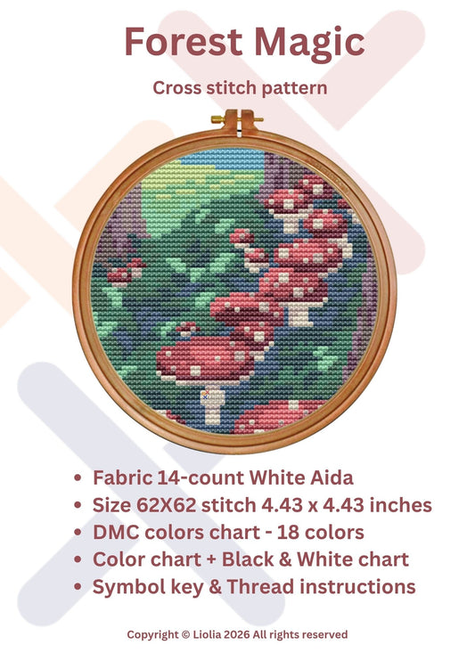 Forest Magic — Cross Stitch Pattern