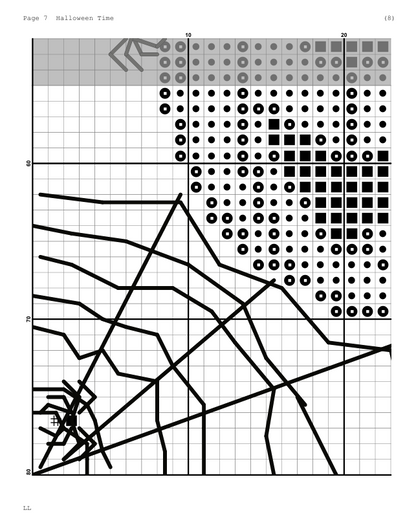 Halloween Time  Animal Cross Stitch Embroidery Needlepoint Pattern PDF Ready For Instant Download