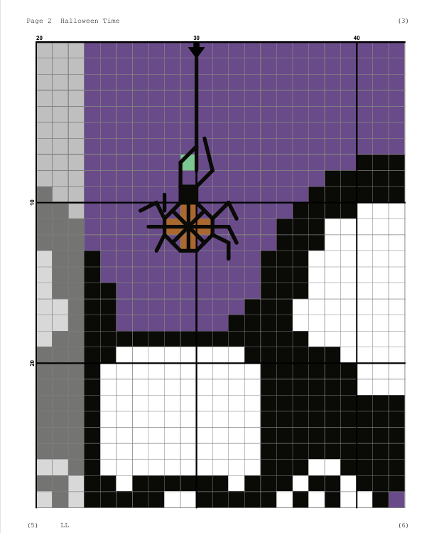 Halloween Time  Animal Cross Stitch Embroidery Needlepoint Pattern PDF Ready For Instant Download