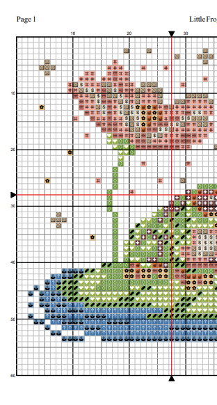 Little Frog — Cross Stitch Pattern