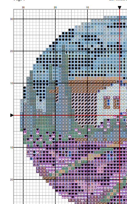 Lavender Dreams Cross Stitch Pattern