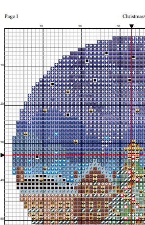 Christmas City — Cross Stitch Pattern PDF