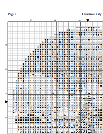 Christmas City — Cross Stitch Pattern PDF