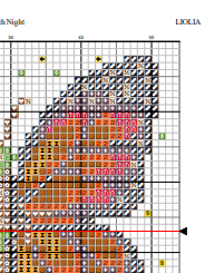 Monarch Night — Cross Stitch Pattern PDF