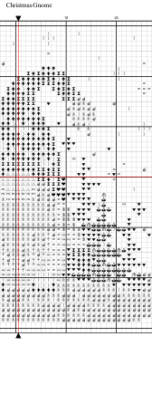 Christmas Gnome Cross Stitch Pattern - Digital Download