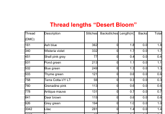 🌵 Desert Bloom Cross-Stitch Pattern