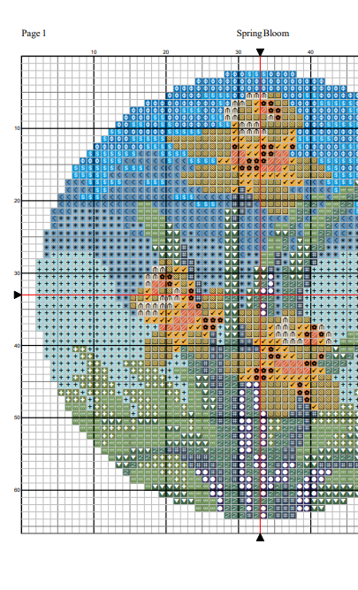 Spring Bloom — Daffodil Cross Stitch Pattern