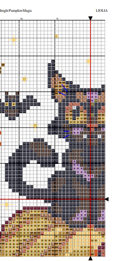 Midnight Pumpkin Magic — Cross Stitch Pattern PDF