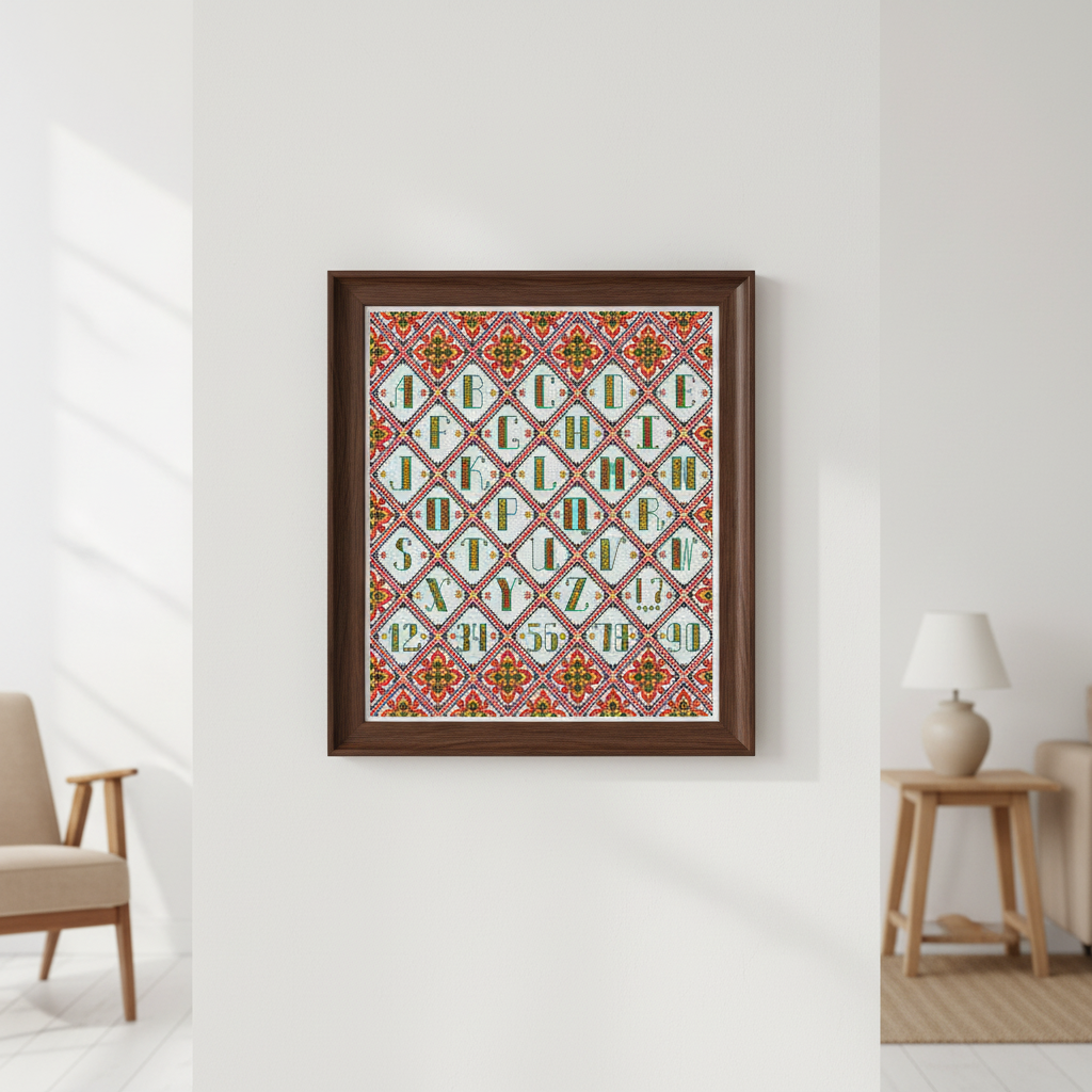 ABC Sampler — Cross Stitch Pattern