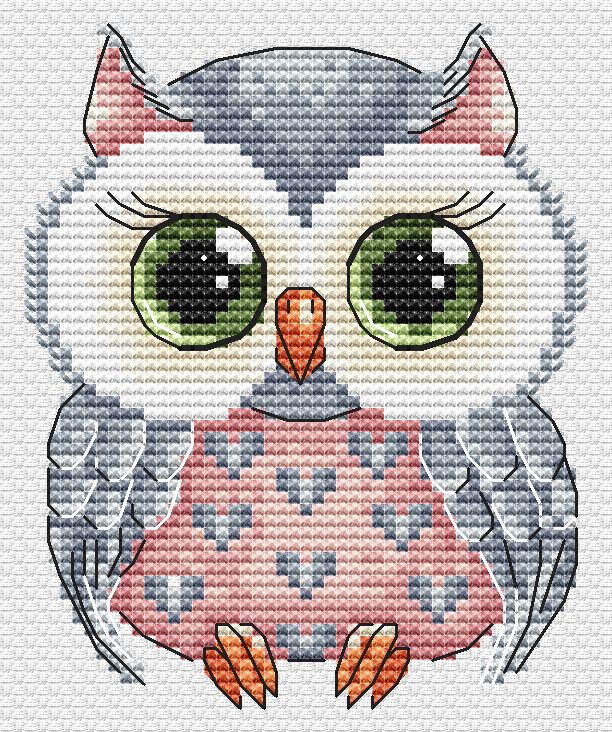 FREE Owl Cross Stitch Pattern PDF | Instant Download