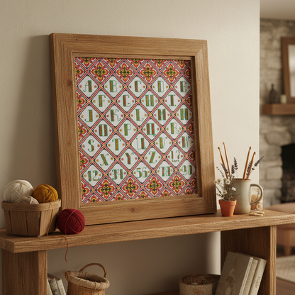 ABC Sampler — Cross Stitch Pattern
