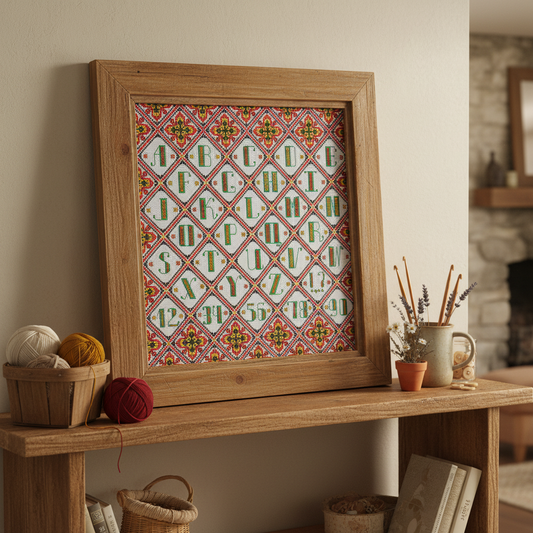 ABC Sampler — Cross Stitch Pattern